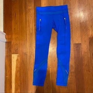 Blue Lululemon leggings